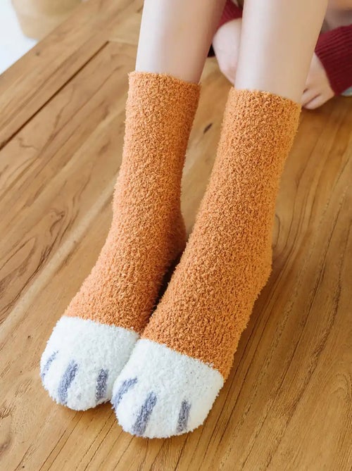 Chaussettes Hiver Pattes de Chat | Titeschaussettes - Kiabi