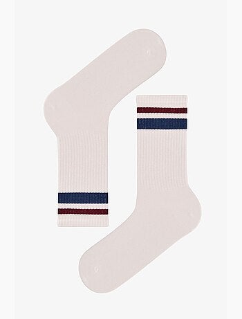 Chaussettes homme à rayures, paire penti