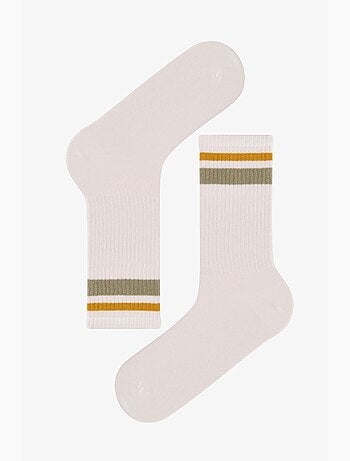 Chaussettes homme à rayures, paire penti