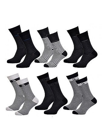 Chaussettes homme AZZARO - Pack de 6