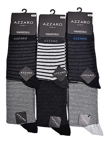 Chaussettes homme AZZARO - Pack de 6