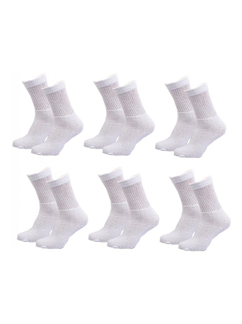 Chaussettes homme C17 JEANS - Pack de 6 Blanc - Kiabi