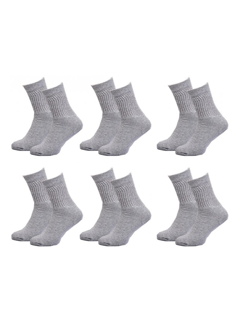 Chaussettes homme C17 JEANS - Pack de 6 Gris - Kiabi