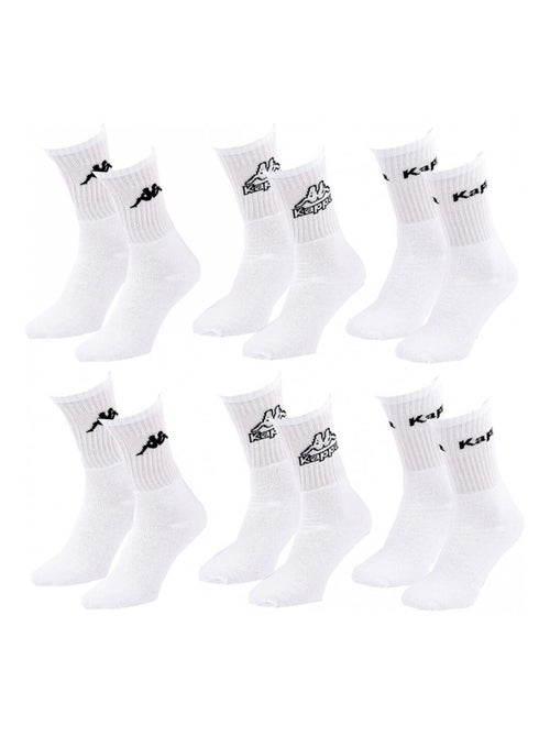 Chaussettes Homme CREW KAPPA - Pack de 6 - Kiabi