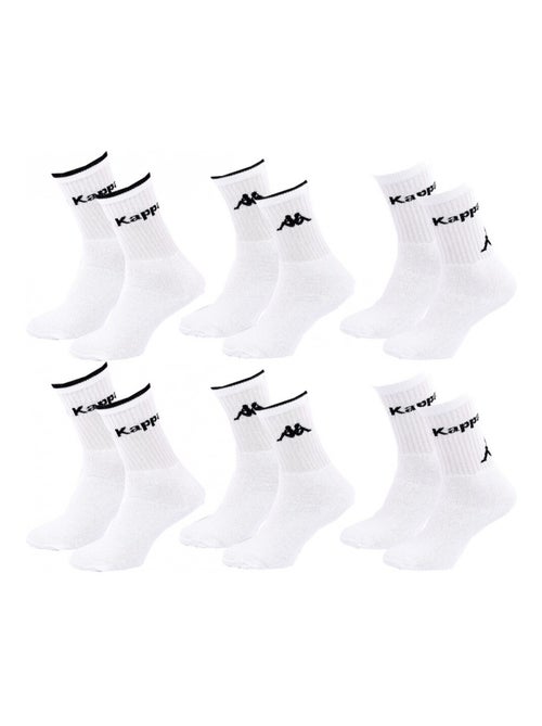 Chaussettes Homme CREW KAPPA - Pack de 6 - Kiabi