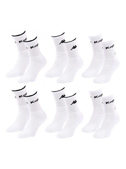 Chaussettes Homme CREW KAPPA - Pack de 6 - Kiabi