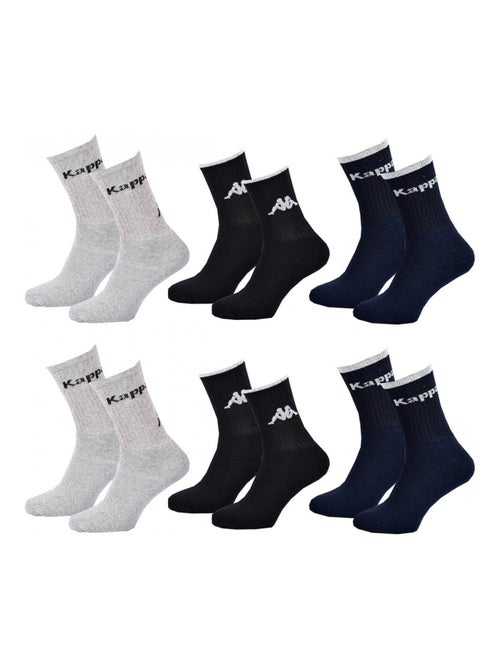Chaussettes Homme CREW KAPPA - Pack de 6 - Kiabi