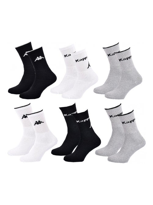 Chaussettes Homme CREW KAPPA - Pack de 6 - Kiabi