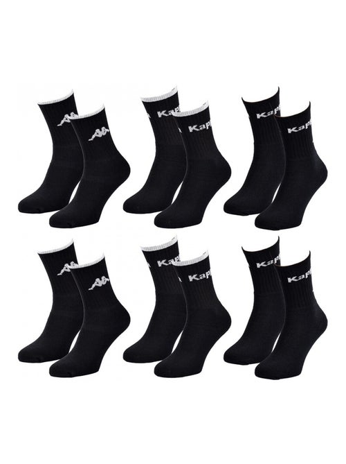 Chaussettes Homme CREW KAPPA - Pack de 6 - Kiabi