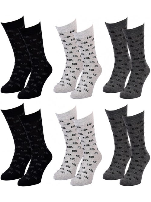 Chaussettes homme CXL By LACROIX - Pack de 6 - Kiabi