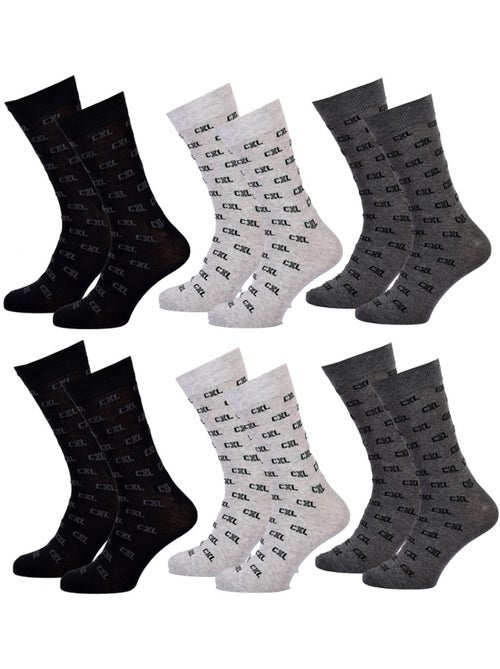 Chaussettes homme CXL By LACROIX - Pack de 6 - Kiabi