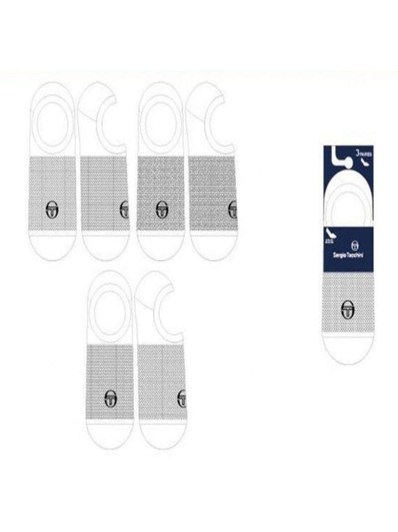 Chaussettes Homme FOOTIES SERGIO TACCHINI Lot de 12 - Pack de 12 Multicolore - Kiabi