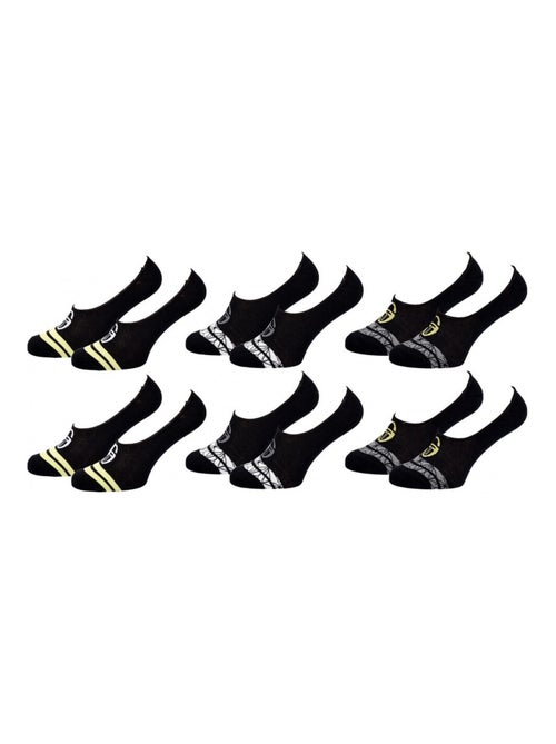 Chaussettes Homme FOOTIES SERGIO TACCHINI Lot de 6 - Pack de 6 - Kiabi