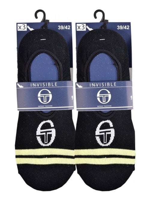Chaussettes Homme FOOTIES SERGIO TACCHINI Lot de 6 - Pack de 6 - Kiabi