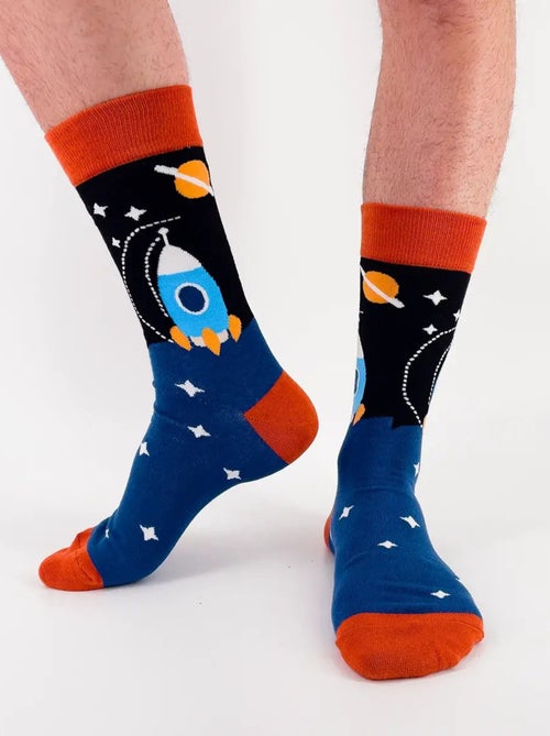 Chaussettes Homme Hautes Espace - Kiabi