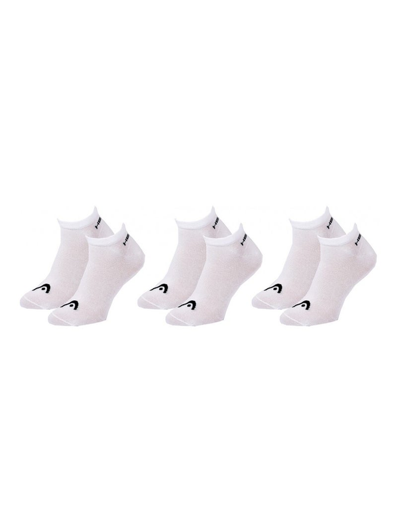 Chaussettes homme HEAD SPORT ET PERFORMANCE- Pack de 12 Blanc Noir - Kiabi