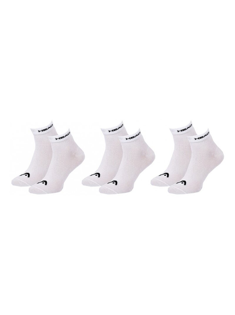 Chaussettes homme HEAD SPORT ET PERFORMANCE- Pack de 12 Noir Blanc - Kiabi