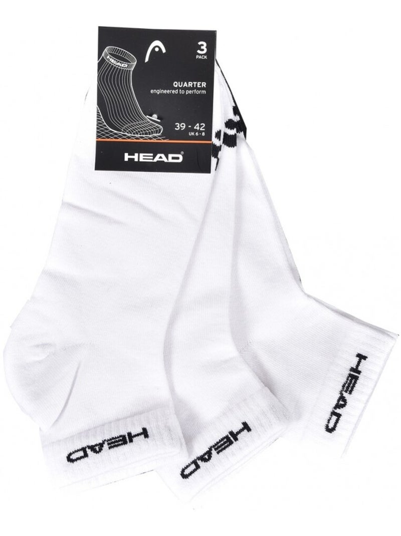 Chaussettes homme HEAD SPORT ET PERFORMANCE- Pack de 12 Noir Blanc - Kiabi