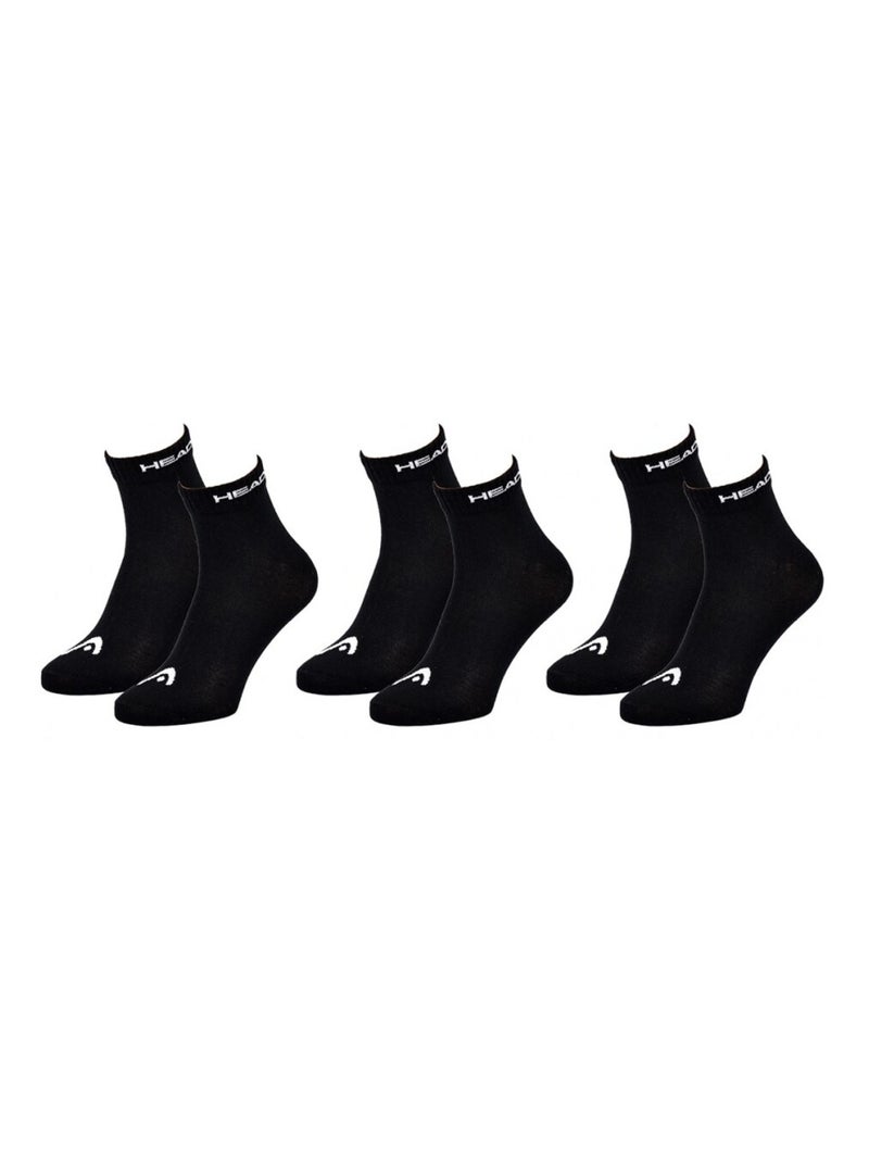 Chaussettes homme HEAD SPORT ET PERFORMANCE- Pack de 12 Noir Blanc - Kiabi