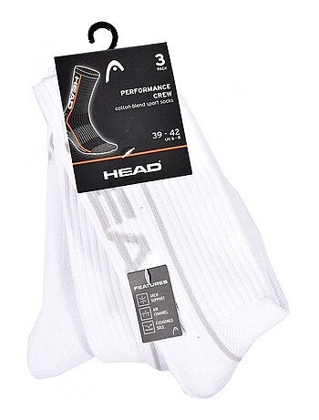 Chaussettes homme HEAD SPORT ET PERFORMANCE- Pack de 6