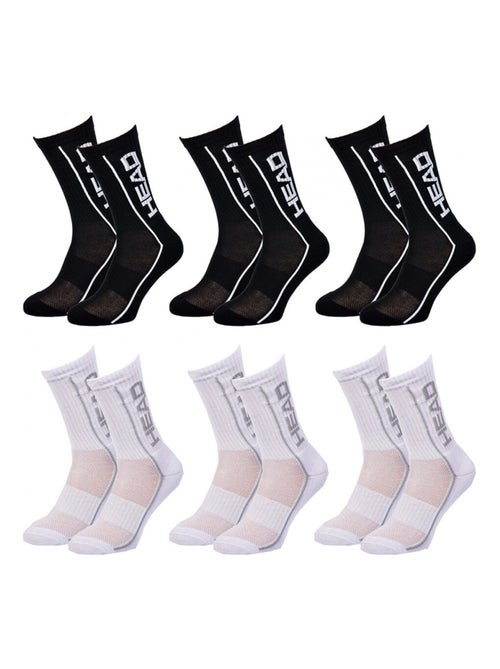 Chaussettes homme HEAD SPORT ET PERFORMANCE- Pack de 6 - Kiabi
