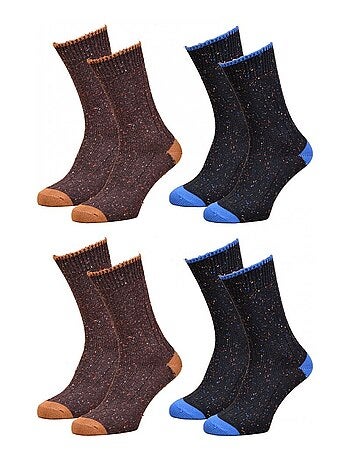 Chaussettes homme HECHTER Studio - Pack de 4