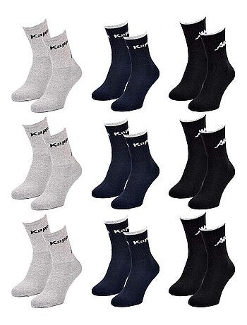 Chaussettes Homme KAPPA CREW - Pack de 9