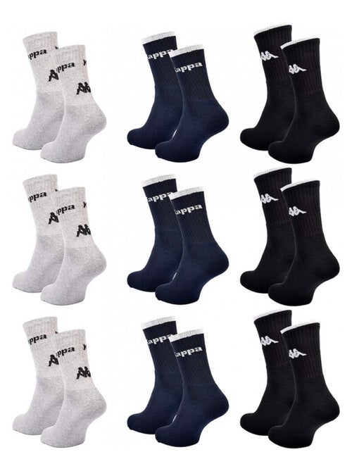 Chaussettes Homme KAPPA CREW - Pack de 9 - Kiabi