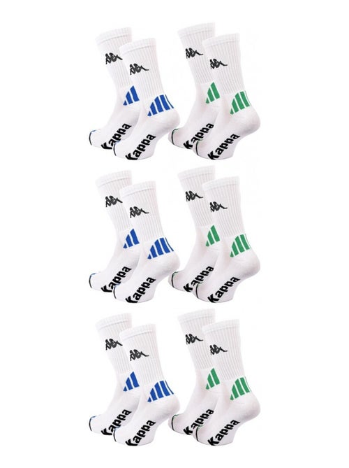 Chaussettes Homme KAPPA CREW SPORT - Pack de 6 - Kiabi Chaussettes Homme KAPPA CREW SPORT - Pack de 6 - Kiabi