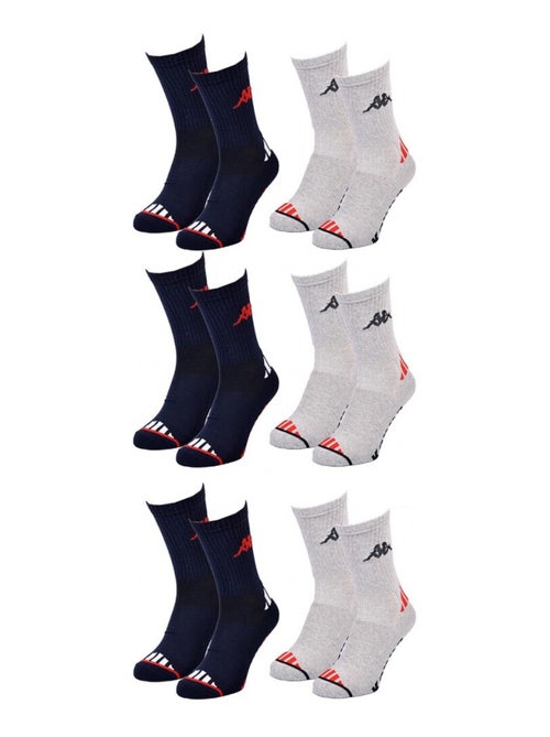 Chaussettes Homme KAPPA CREW SPORT - Pack de 6 - Kiabi