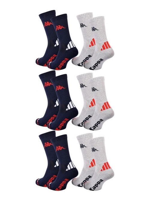Chaussettes Homme KAPPA CREW SPORT - Pack de 6 - Kiabi