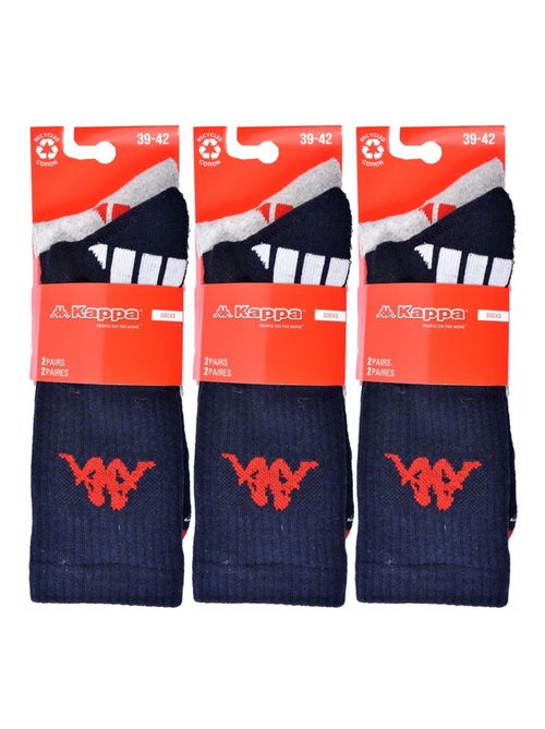 Chaussettes Homme KAPPA CREW SPORT - Pack de 6 - Kiabi