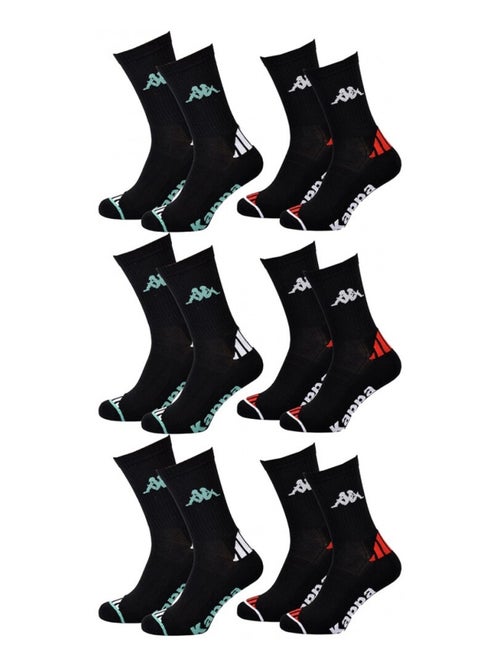 Chaussettes Homme KAPPA CREW SPORT - Pack de 6 - Kiabi