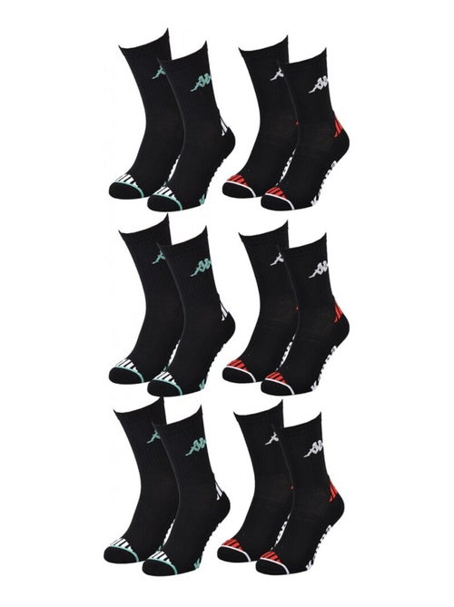 Chaussettes Homme KAPPA CREW SPORT - Pack de 6 - Kiabi