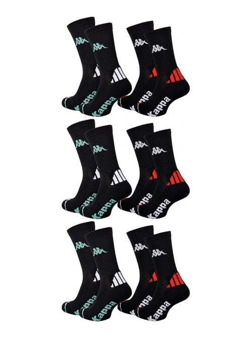 Chaussettes Homme KAPPA CREW SPORT - Pack de 6 - Kiabi