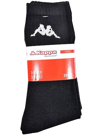 Chaussettes homme KAPPA Modèle Tennis -Assortiment modèles photos selon arrivages- - Pack de 12
