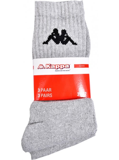 Chaussettes homme KAPPA Modèle Tennis -Assortiment modèles photos selon arrivages- - Pack de 6 - Kiabi
