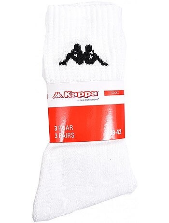 Chaussettes homme KAPPA Modèle Tennis -Assortiment modèles photos selon arrivages- - Pack de 6