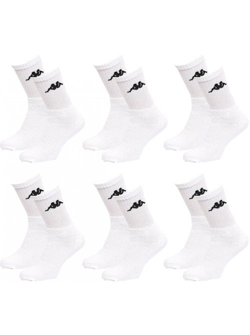 Chaussettes homme KAPPA Modèle Tennis -Assortiment modèles photos selon arrivages- - Pack de 6 - Kiabi