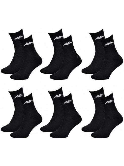 Chaussettes homme KAPPA Modèle Tennis -Assortiment modèles photos selon arrivages- - Pack de 6 - Kiabi