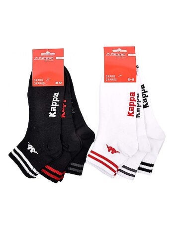 Chaussettes Homme QUARTER KAPPA - Pack de 6
