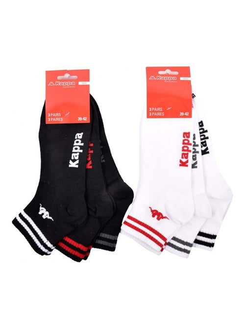 Chaussettes Homme KAPPA QUARTER Pack de 6 - Kiabi