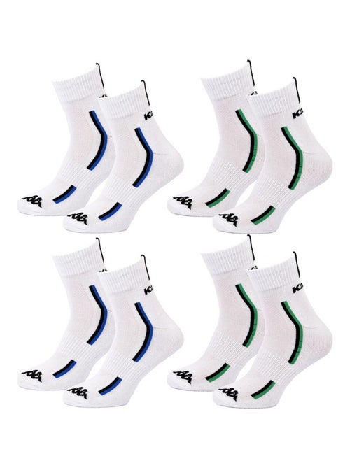Chaussettes Homme KAPPA QUARTER SPORT - Pack de 4 - Kiabi