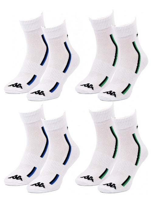 Chaussettes Homme KAPPA QUARTER SPORT - Pack de 4 - Kiabi
