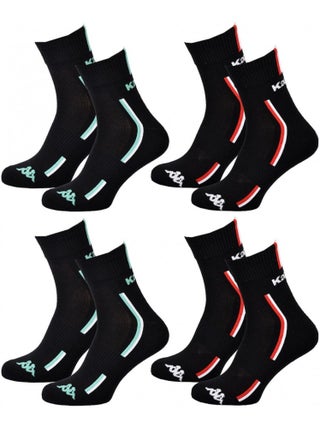 Chaussettes Homme KAPPA QUARTER SPORT - Pack de 4