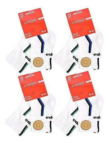 Chaussettes Homme KAPPA QUARTER SPORT - Pack de 8
