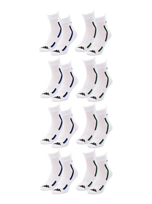 Chaussettes Homme KAPPA QUARTER SPORT - Pack de 8 - Kiabi