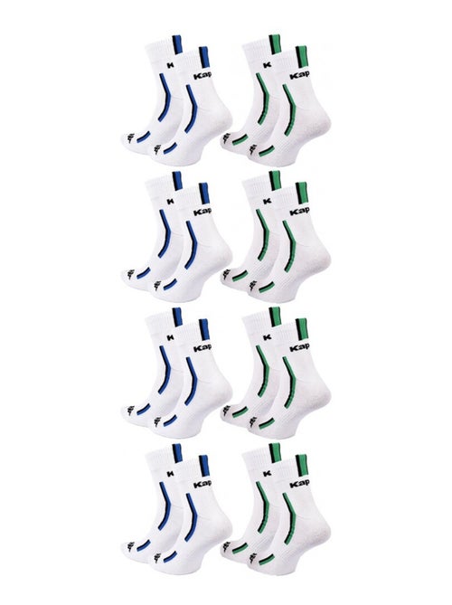 Chaussettes Homme KAPPA QUARTER SPORT - Pack de 8 - Kiabi
