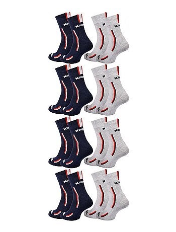 Chaussettes Homme KAPPA QUARTER SPORT - Pack de 8