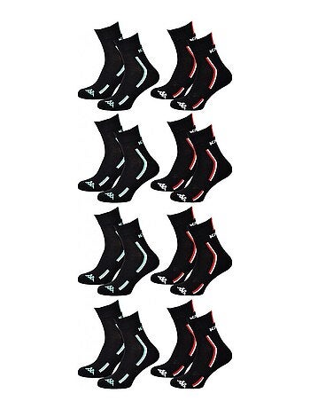 Chaussettes Homme KAPPA QUARTER SPORT - Pack de 8